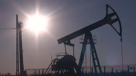 Oil Pump, Day Video stock 8580362