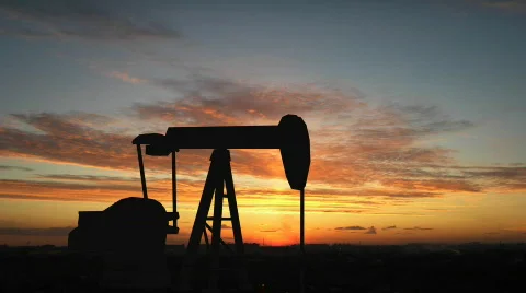 Oil pump Stock Footage 702425