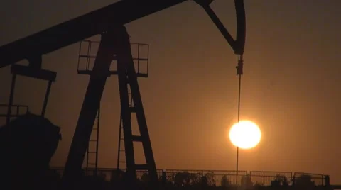 Oil Pump Stock Footage 8573792
