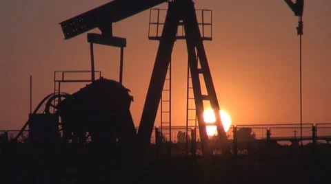 Oil Pump Stock Footage 8578391