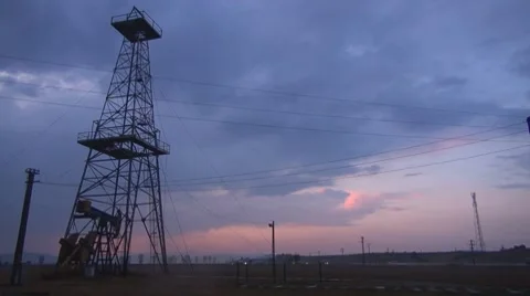 Oil Pump Stock-Footage 8600327
