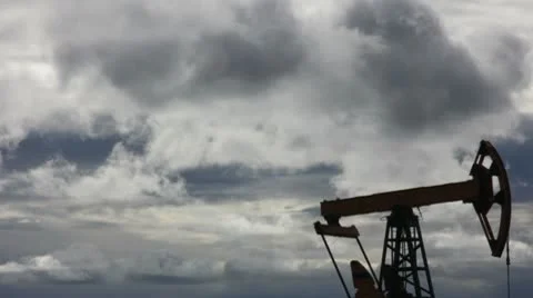 Oil Pump Stock Footage 8993255