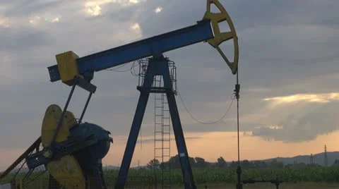 Oil Pump Vídeo Stock 11412197