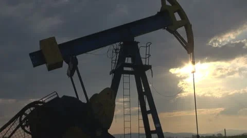 Oil Pump Vídeo Stock 11521061