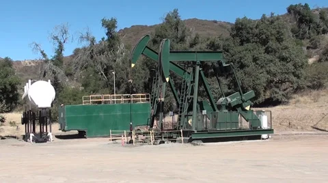 Oil-pump Stock Footage 29731275