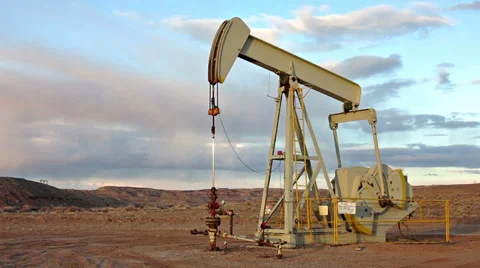 Oil Pump Stock Footage 32722783