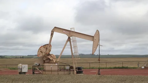 Oil Pump Stock Footage 44473475