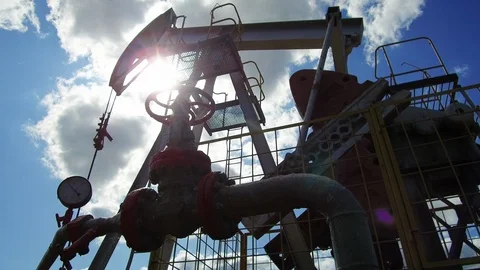 Oil pump Stock Footage 114654183