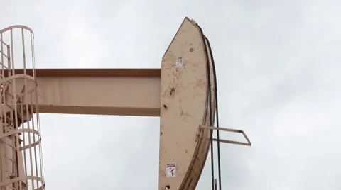 Oil pump going up and down Stock Footage 65826140