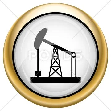 Oil pump icon Stock Illustration