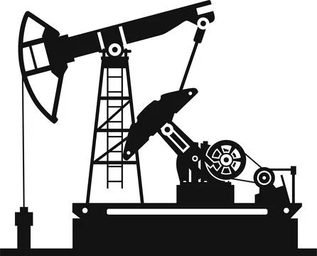 Oil Pump Icon. Vector illustration. Stock Illustration