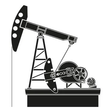 Oil pump Stock Illustration