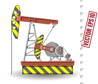 Oil pump Illustrazione stock