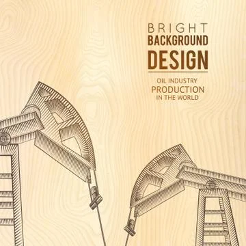 Oil pump. Stock Illustration