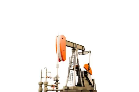 Oil pump Stock Illustration