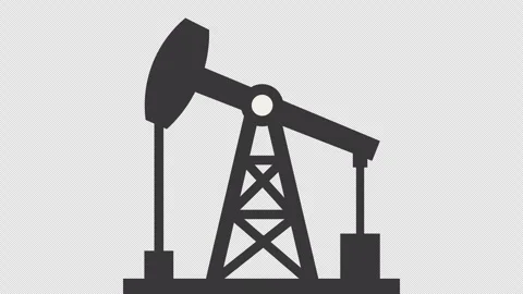 Oil Pump Jack Animation Alpha Channel Industrial Petroleum Extraction Crude.. 库存影片 341636025