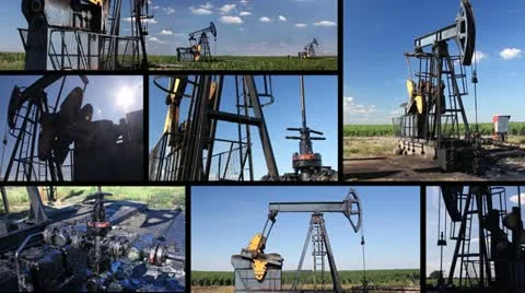 Oil Pump Jack Stock Footage 11239127