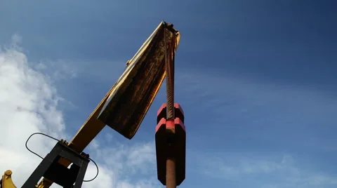 Oil Pump jacks Working Stock Footage 58837957