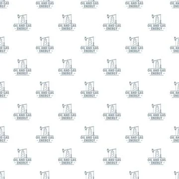 Oil pump pattern vector seamless 스톡 일러스트