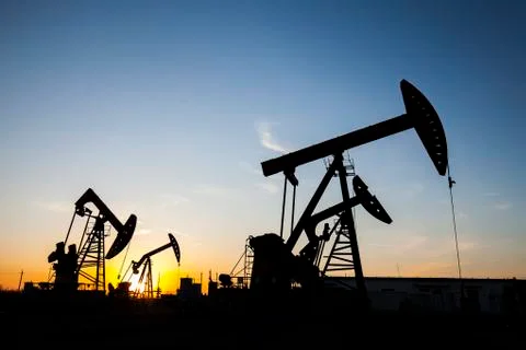 Oil pump Stock Photos