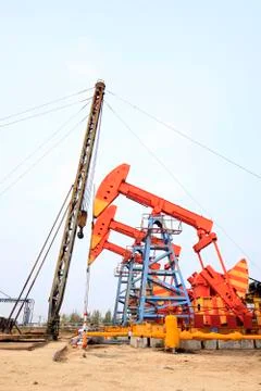 Oil pump Stock Photos