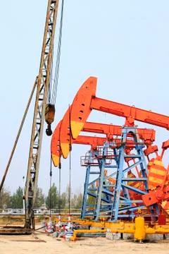 Oil pump Stock Photos
