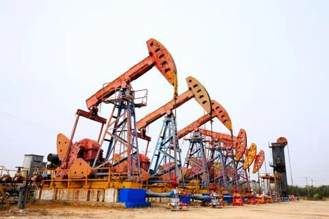 Oil pump Stock Photos
