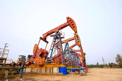 Oil pump Stock Photos