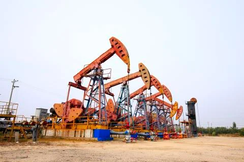 Oil pump Stock Photos
