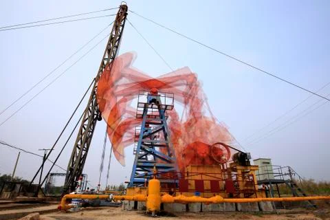 Oil pump Stock Photos