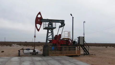 Oil Pumping Machine 스톡 동영상 161978316