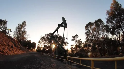 Oil Pumps Stock Footage 4786633