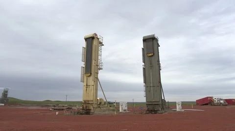 Oil Pumps at Refinery Stock Footage 44474609