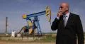 Oil Pumps Security Agent Supervise Petroleum Extracting Field Talk Radio Station 4k or 4k+ Resolution