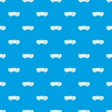 Oil railway tank pattern seamless blue 스톡 일러스트