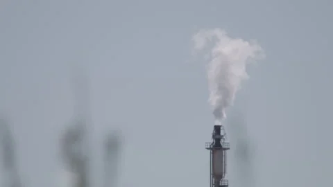 Oil Refinery close up Stock Footage 232455396