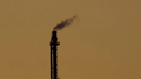 Oil Refinery Stock Footage 8660808