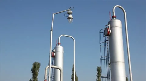 Oil refinery Stock Footage 24652832