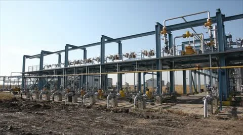 Oil refinery Stock Footage 24652849