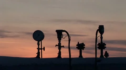 Oil refinery Stock Footage 24655332