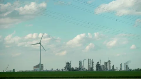 Oil refinery Stock Footage 131649867