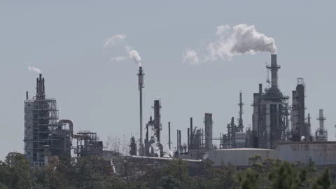 Oil Refinery Stock Footage 232521964