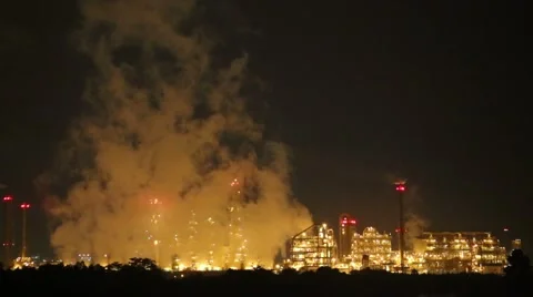 Oil refinery Map Ta Phut Industrial Estate Stock Footage 55755566