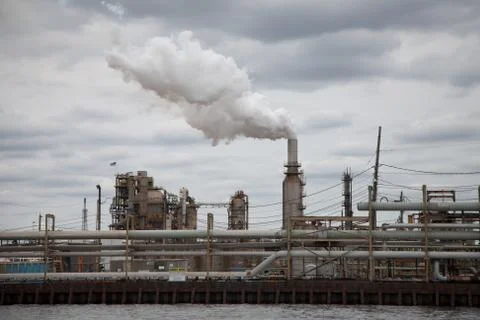 Oil Refinery Stock Photos
