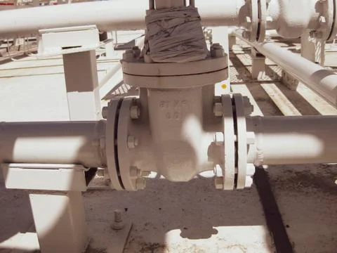Oil refinery Foto stock