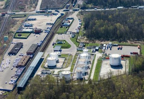 Oil Refinery Stock Photos