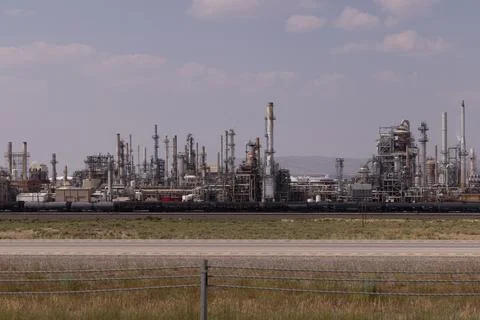 Oil Refinery 스톡 사진