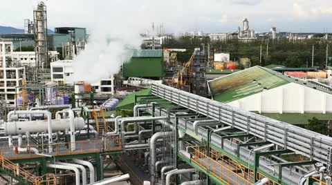 Oil refinery structure 動画素材 20462364