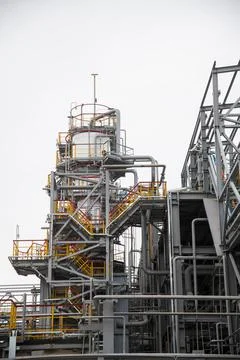 Oil Refining Plant Stock Photos