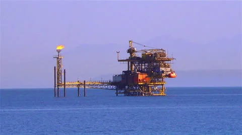 Oil rig  스톡 동영상 27139777